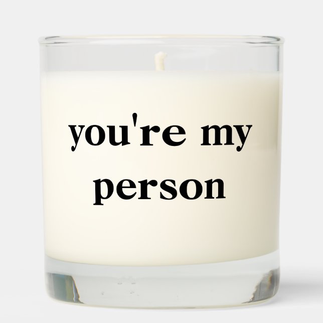 You're My Person Scented Candle (Back)