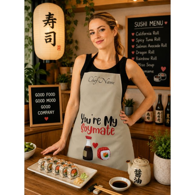 You're My Soymate , Soy  Apron (Creator Uploaded)
