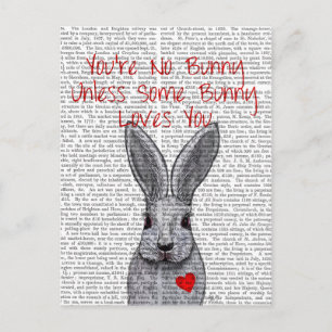 You're No Bunny Postcard