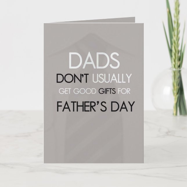 You're No Different Father's Day Card (Front)