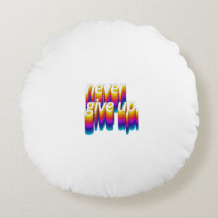 You're Not Failing, Motivational Discovery Quote Round Pillow