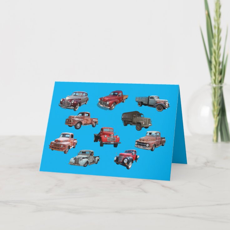 "You're Not Old, You're CLASSIC" OLD CAR BIRTHDAY Card | Zazzle