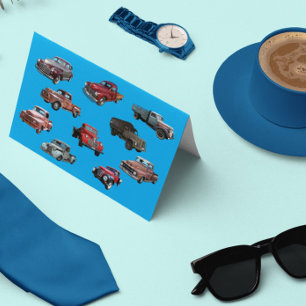 "You're Not Old, You're CLASSIC" OLD CAR BIRTHDAY Card