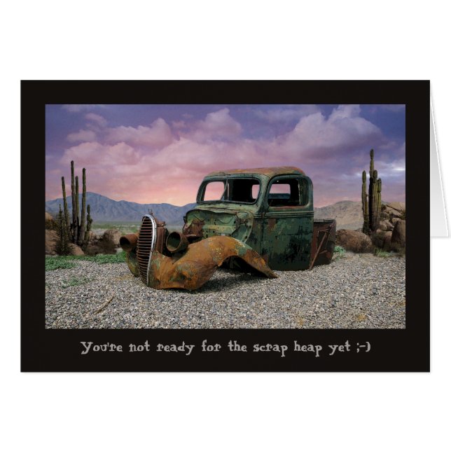 You're not ready for the Scrap Heap Cards (Front Horizontal)