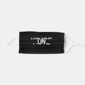 you're on mute adult cloth face mask (Front, Folded)