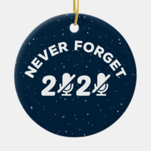 you're on mute, Funny Work From Home Ceramic Ornament