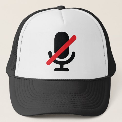 Youre on mute microphone trucker hat