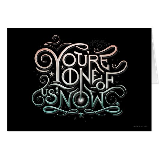 You're One Of Us Now Colorful Graphic (Front Horizontal)