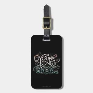 You're One Of Us Now Colorful Graphic Luggage Tag