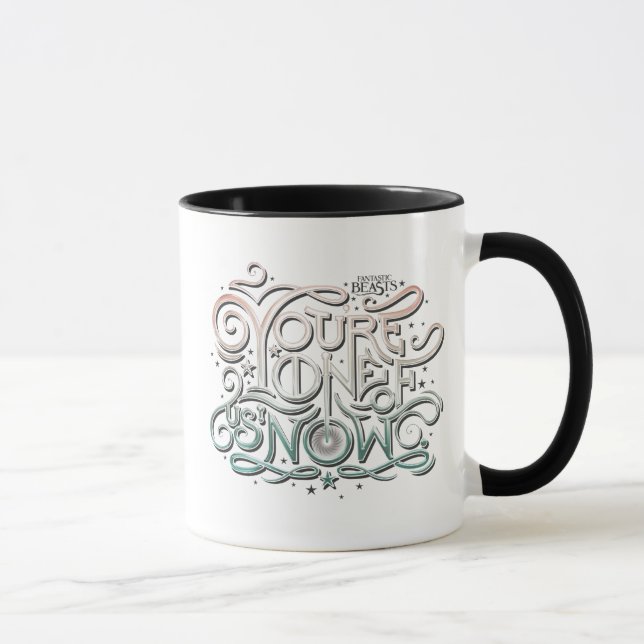 You're One Of Us Now Colorful Graphic Mug (Right)