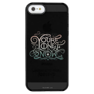 You're One Of Us Now Colorful Graphic Clear iPhone SE/5/5s Case