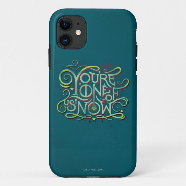 You're One Of Us Now Green Graphic Case-Mate iPhone Case (Back)