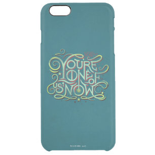 You're One Of Us Now Green Graphic Clear iPhone 6 Plus Case