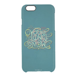 You're One Of Us Now Green Graphic Clear iPhone 6/6S Case