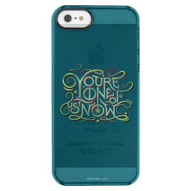 You're One Of Us Now Green Graphic Uncommon iPhone Case (Back)