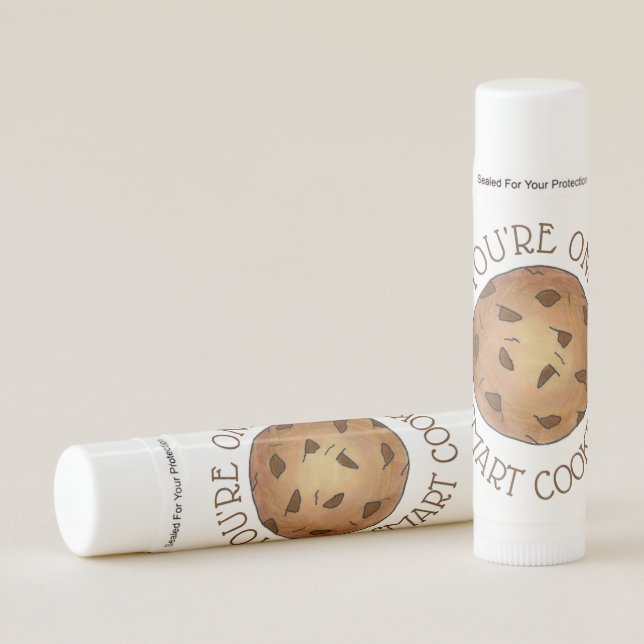 You're One Smart Cookie Chocolate Chip Student Lip Balm (Front)