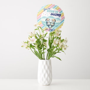 You're Otterly Amazing cute otter Valentine Balloon