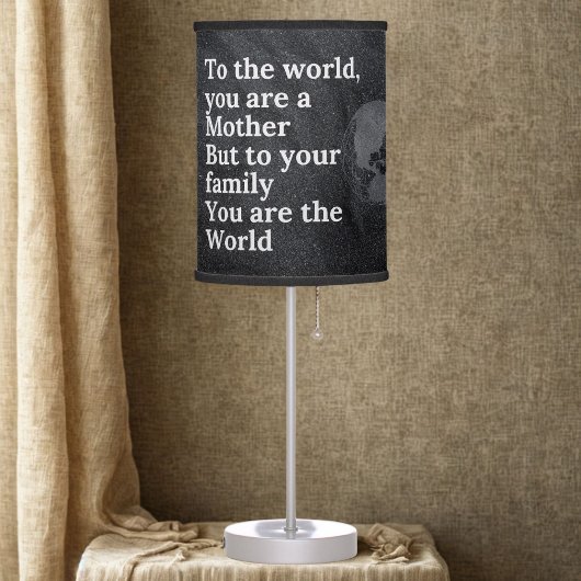 You're Our World Mom Lamp Shade