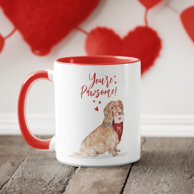 You're Pawsome Cocker Spaniel Valentines Mug (You're Pawsome Cocker Spaniel Valentines Mug)