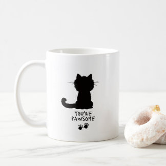 You're Pawsome Funny Play On Words Coffee Mug