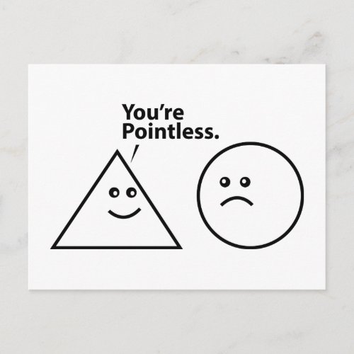Youre Pointless Postcard