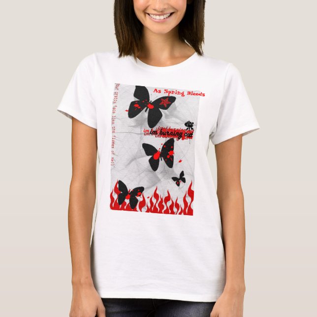 youre pretty face girly tee (Front)