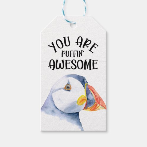 youre puffin awesome gift tags