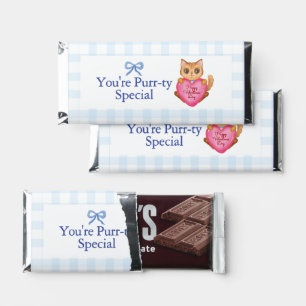 You're Purr-ty Special Kitty Cat Valentine's Day Hershey Bar Favors