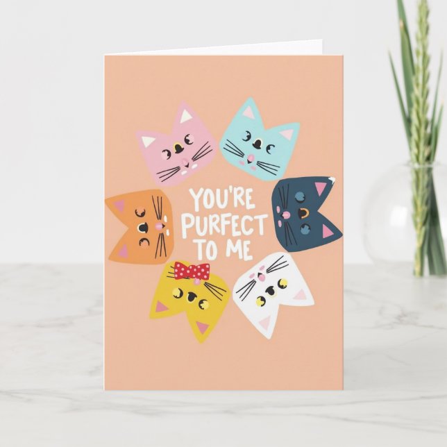 Youre Purrfect Cat Card (Front)