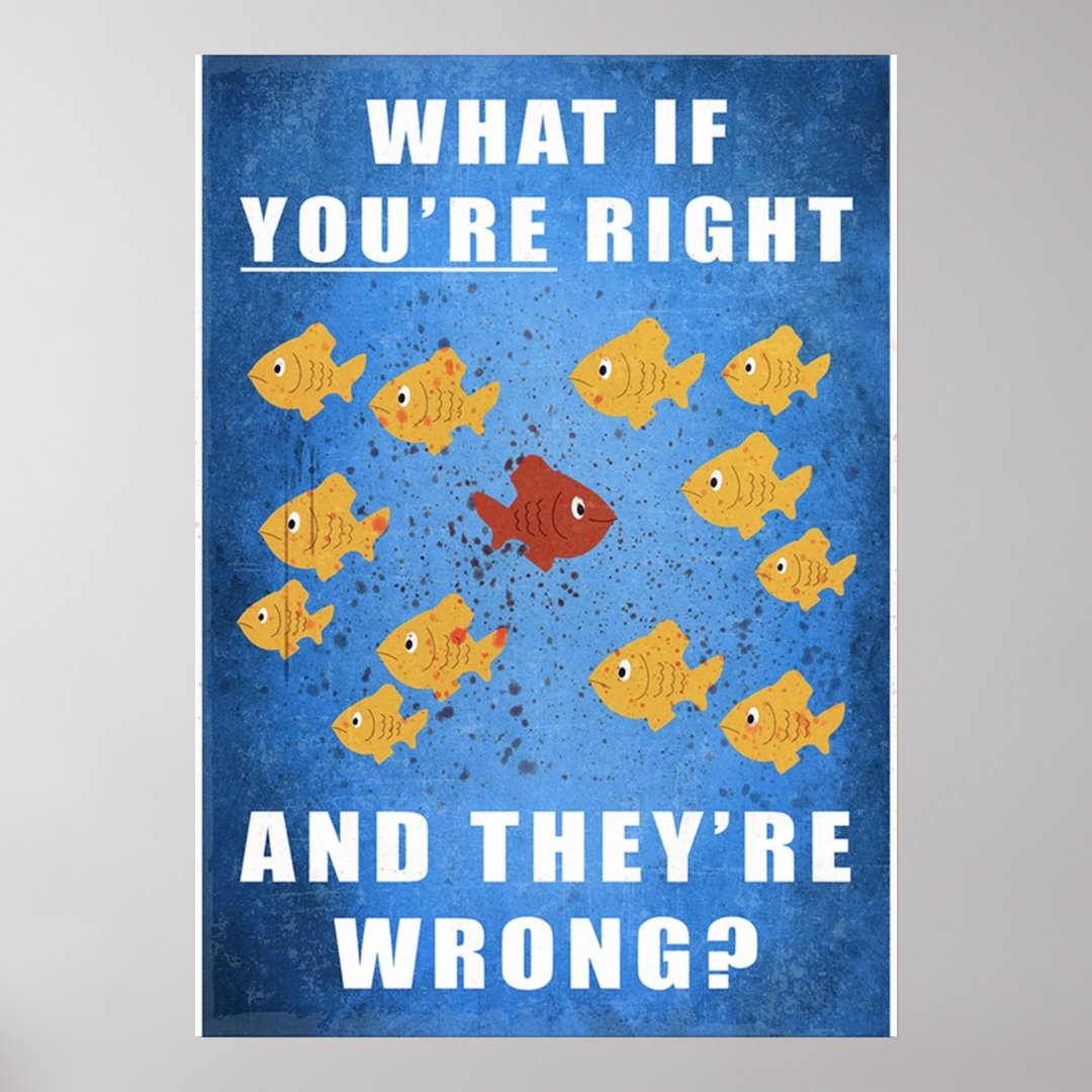 youre-right-and-theyre-wrong-poster-zazzle