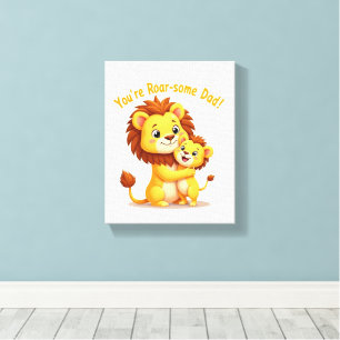 You're Roar-some Dad Wall Art 🦁 Cute Father's Day