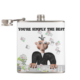You're simply the Best .Personalized text Flask