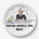 You're simply the Best .Personalized text Paper Plate You're simply the Best .Personalized text Paper Plate