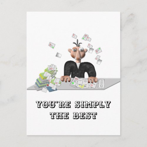 Youre simply the Best Personalized text Postcard