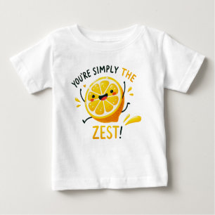 You're Simply the Zest" - Vibrant Lemon Pun Baby T-Shirt