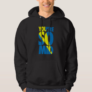 You're So Mid Teen Gamer Slang Cool Graphic Hoodie