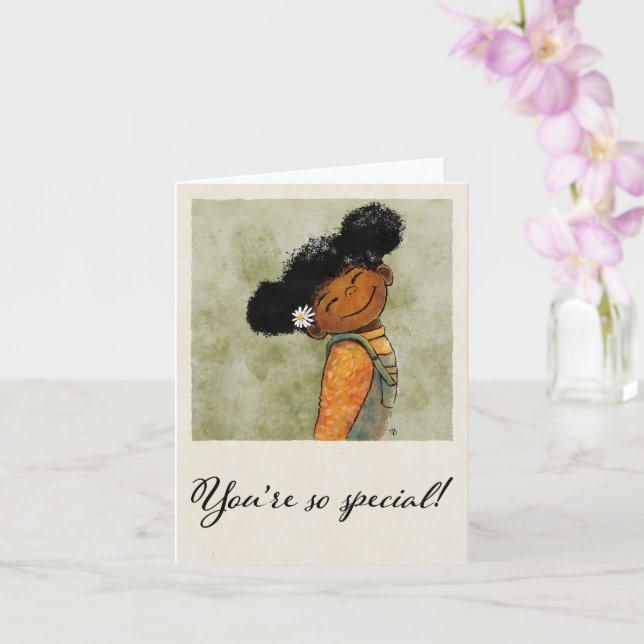 You're so special! card (Orchid)
