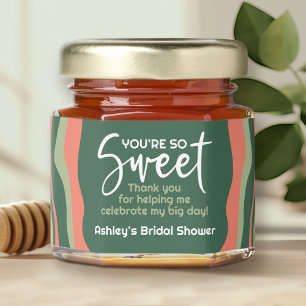 You're So Sweet - Organic Curves Bridal Shower Honey Jar Favors