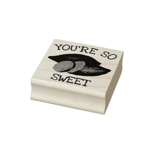 Youre So Sweet Potato Potatoes Yam Foodie Rubber Stamp