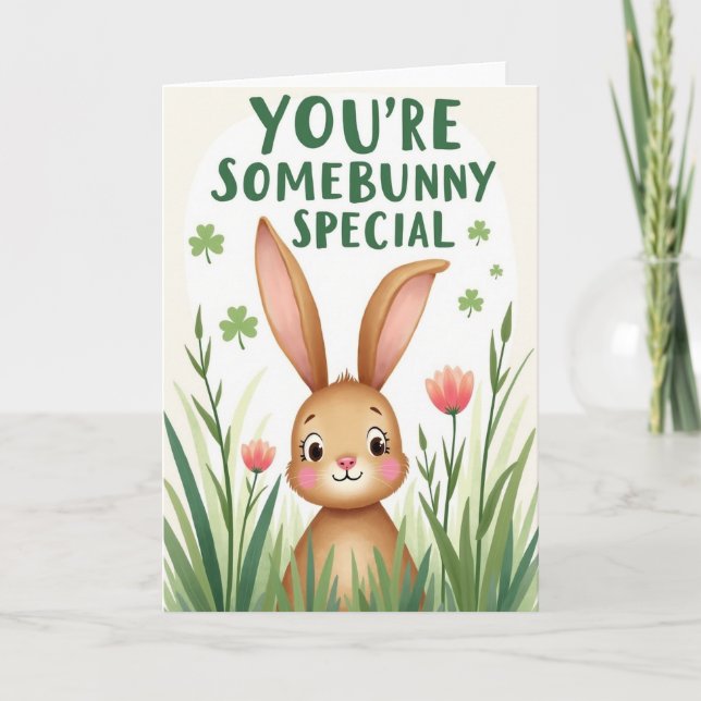 Youre Someone Special Bunny Card (Front)
