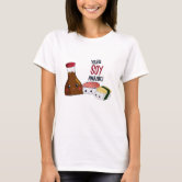 Kawaii Sushi Cannon Ball Japanese Soy Sauce Anime Foodie Premium T-Shirt