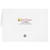 You're Special Card (blue orchid) (Back Horizontal)