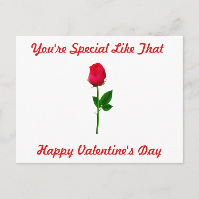 You're Special Valentine's Card (Front)