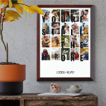 You're Still the One Anniversary Photo Collage Award Plaque<br><div class="desc">Wedding anniversary photo gift for your partner. The design features oversized print which reads "You're Still the One", displayed as an overlay on your pictures. The photo template is set up for you to add 20 of your favorite photos, all of which are displayed in vertical portrait format. This grid...</div>