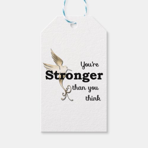 Youre Stronger Than You Think Gift Tags
