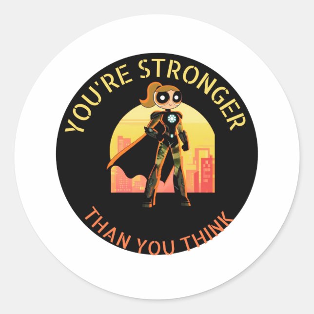You're stronger than you think, sticker (Front)