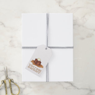 You're Sweet British Sticky Toffee Pudding Tags