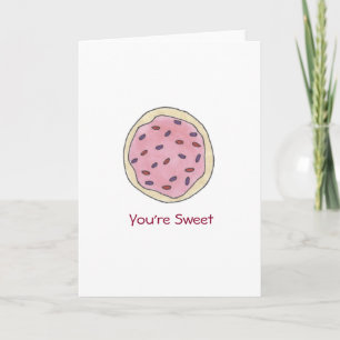 You're Sweet Sugar Cookie Thank You Valentine