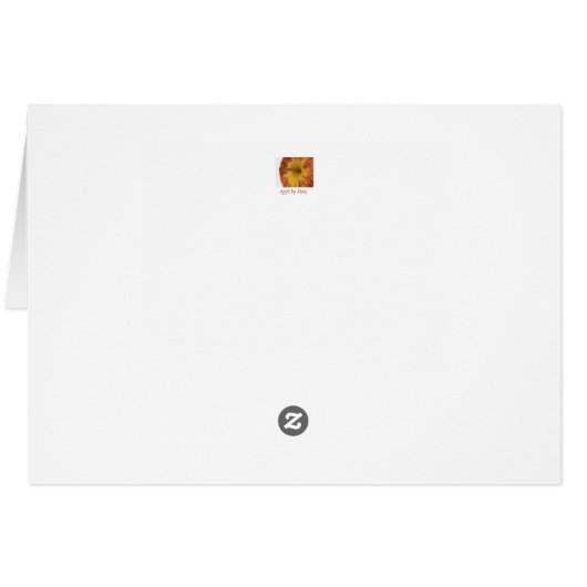 You're the apple of my eye. (Back Horizontal)