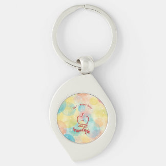 You're the Apple of My Pie Keychain